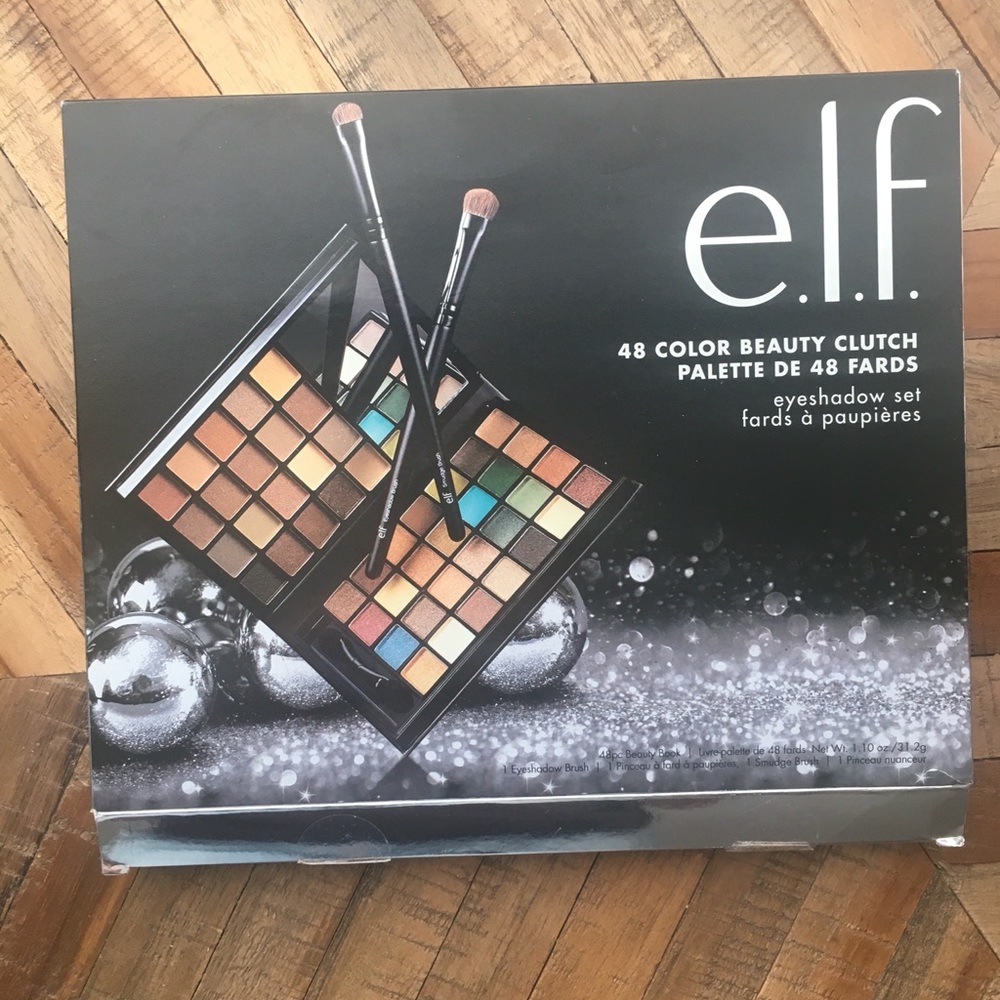 ✨e.l.f. 48 color beauty clutch book eye shadow set
